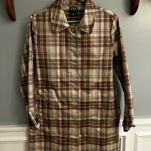 GAP Multicolor Plaid Jacket